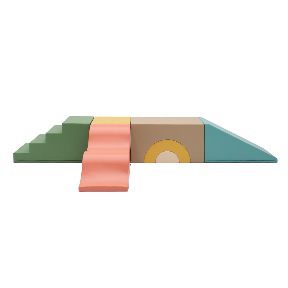 Adventure Gym Soft Play Set – Neutral Pastel