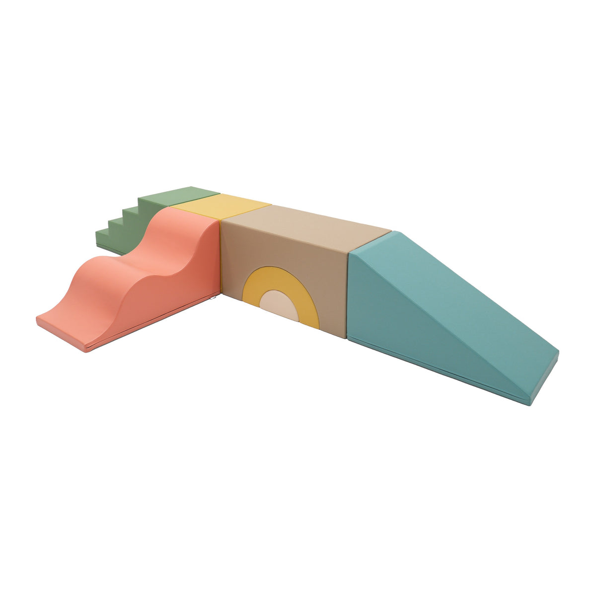 Adventure Gym Soft Play Set – Neutral Pastel