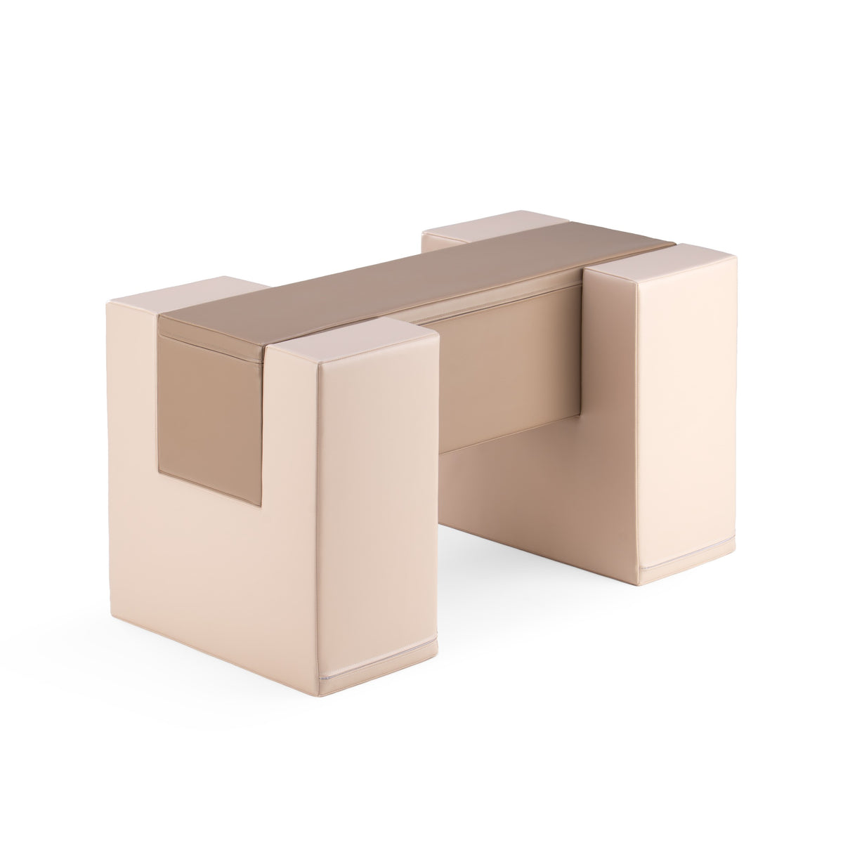 Balance Bridge Soft Play Set – Beige & Grey Beige