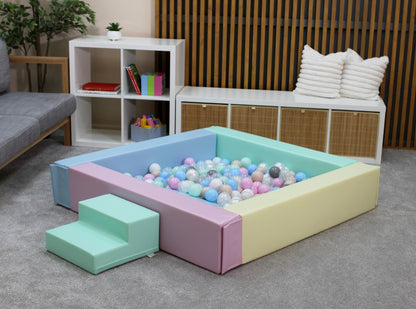 Soft Play Kuličkový Bazén – Světlý Pastel
