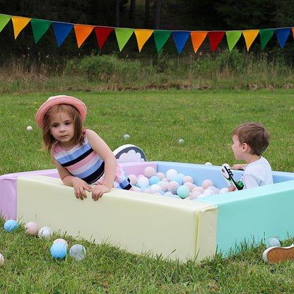 Soft Play Kuličkový Bazén – Světlý Pastel