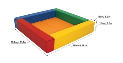 Soft Play Kuličkový Bazén – Multicolor
