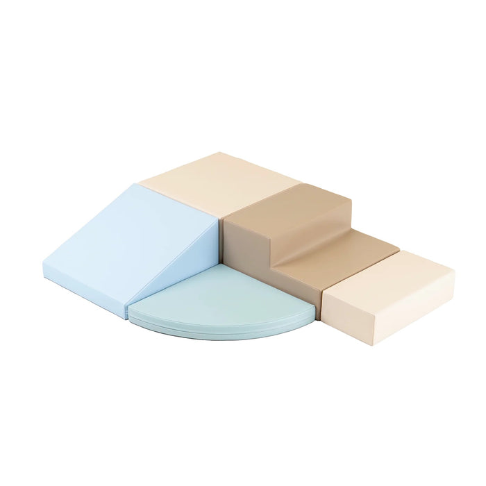 IGLU Soft Play® Rohová pěnová prolézačka Corner Climber (5 dílů) – Zemitý pastel