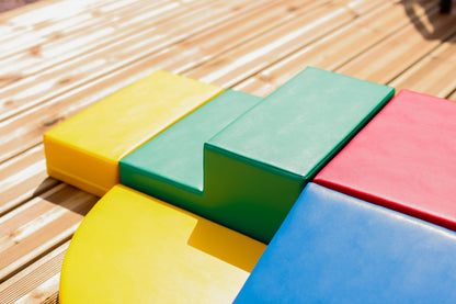 IGLU Soft Play Corner Climber - 5dílná pěnová hrací sestava pro děti - Mix
