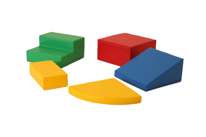 IGLU Soft Play Corner Climber - 5dílná pěnová hrací sestava pro děti - Mix