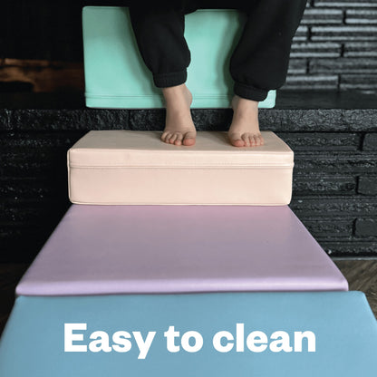 IGLU Soft Play Corner Climber - 5dílná pěnová hrací sestava pro děti - Světlý Pastel