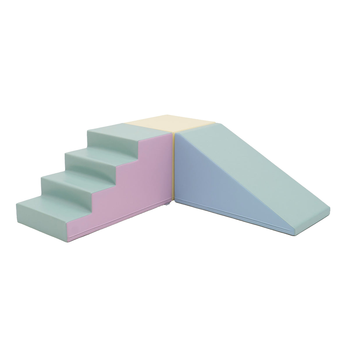 Corner Gym Soft Play Set – Light Pastel