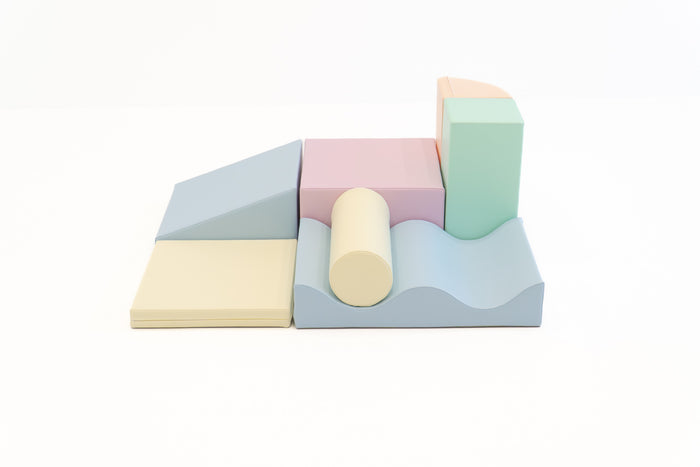 IGLU Soft Play® Pěnové hřiště Discoverer (7 dílů) – Světlý pastel