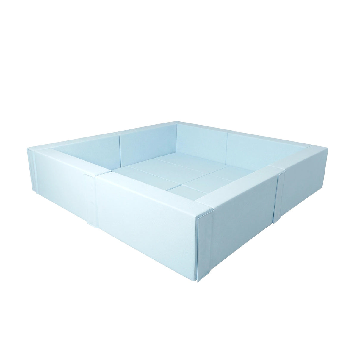 Large Square Ball Pit – Baby Blue, 240 cm