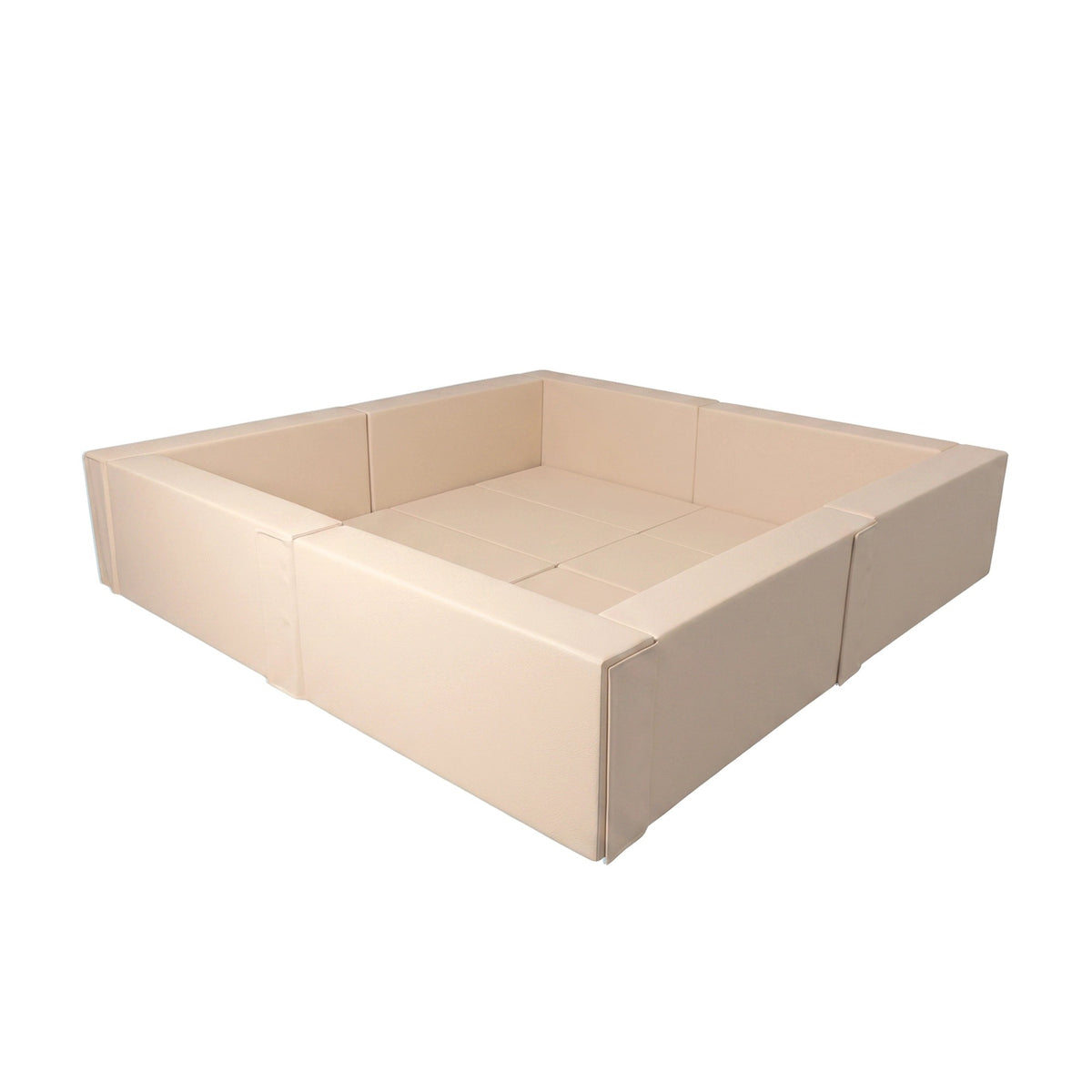 Large Square Ball Pit – Beige, 240 cm