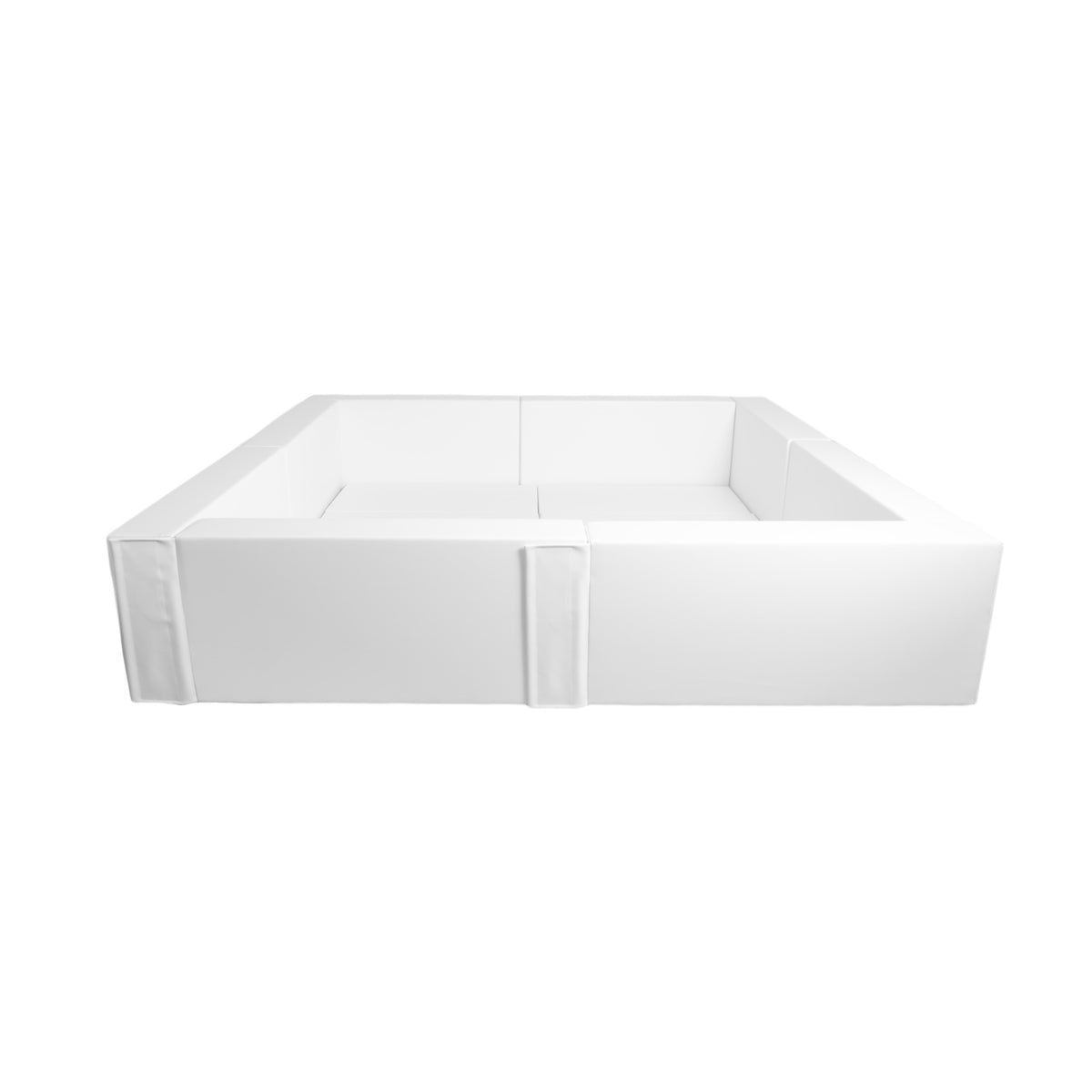 Large Square Ball Pit – White, 240 cm