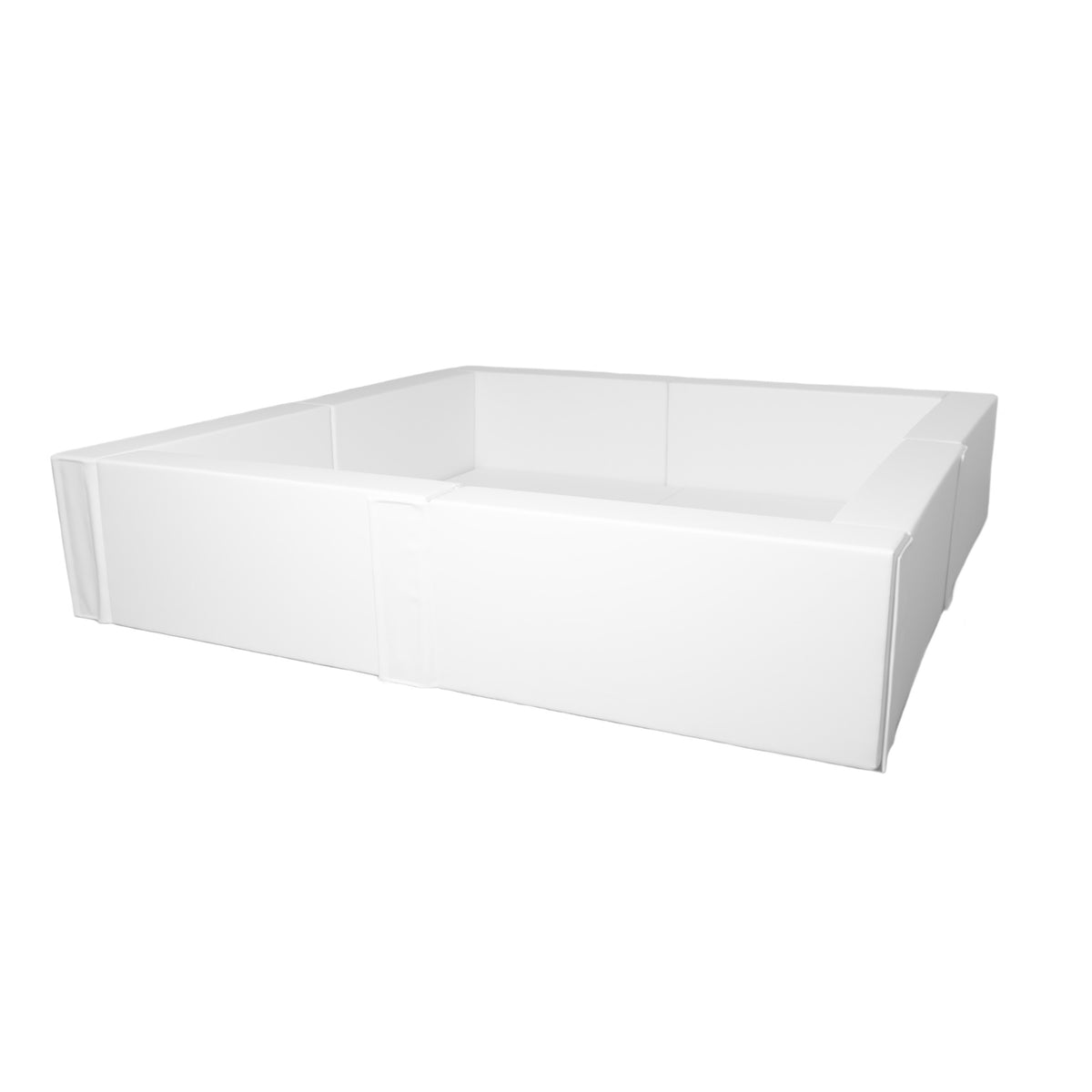 Large Square Ball Pit – White, 240 cm