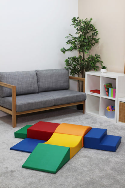 Soft Play Little Crawler Block Set - 7dílná sada - Multicolor