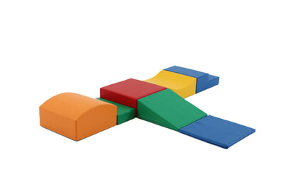 Soft Play Little Crawler Block Set - 7dílná sada - Multicolor
