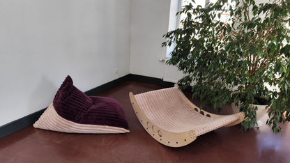 Sedací vak pro děti – Kids Bean Bag „Berry & Rose Mousse Duo“