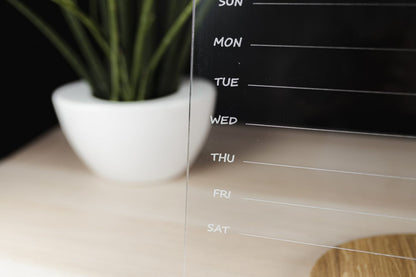 Školní plánovací tabule LUULA – Acrylic School Planner