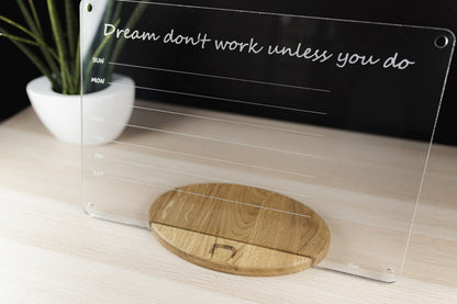 Školní plánovací tabule LUULA – Acrylic School Planner
