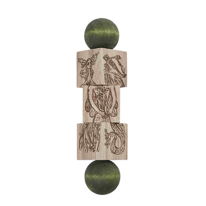 Magic Forest Wooden Spinning Puzzle - Colorful