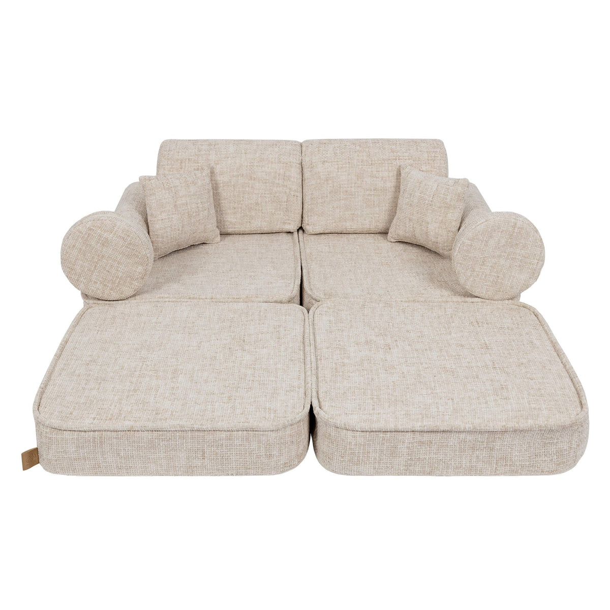 Medium Modular Sofa for Kids - Tangle Marshmallow Beige
