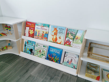 Modulární Montessori knihovna – 2 police