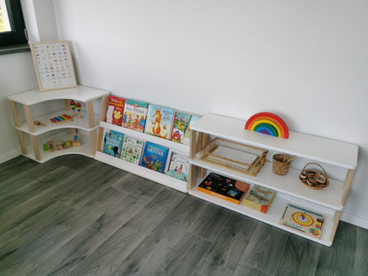 Modulární Montessori knihovna – 2 police