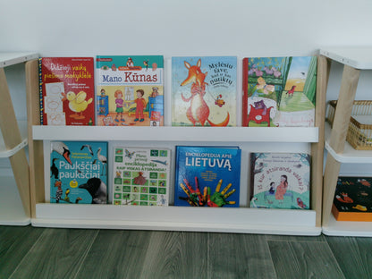 Modulární Montessori knihovna – 2 police