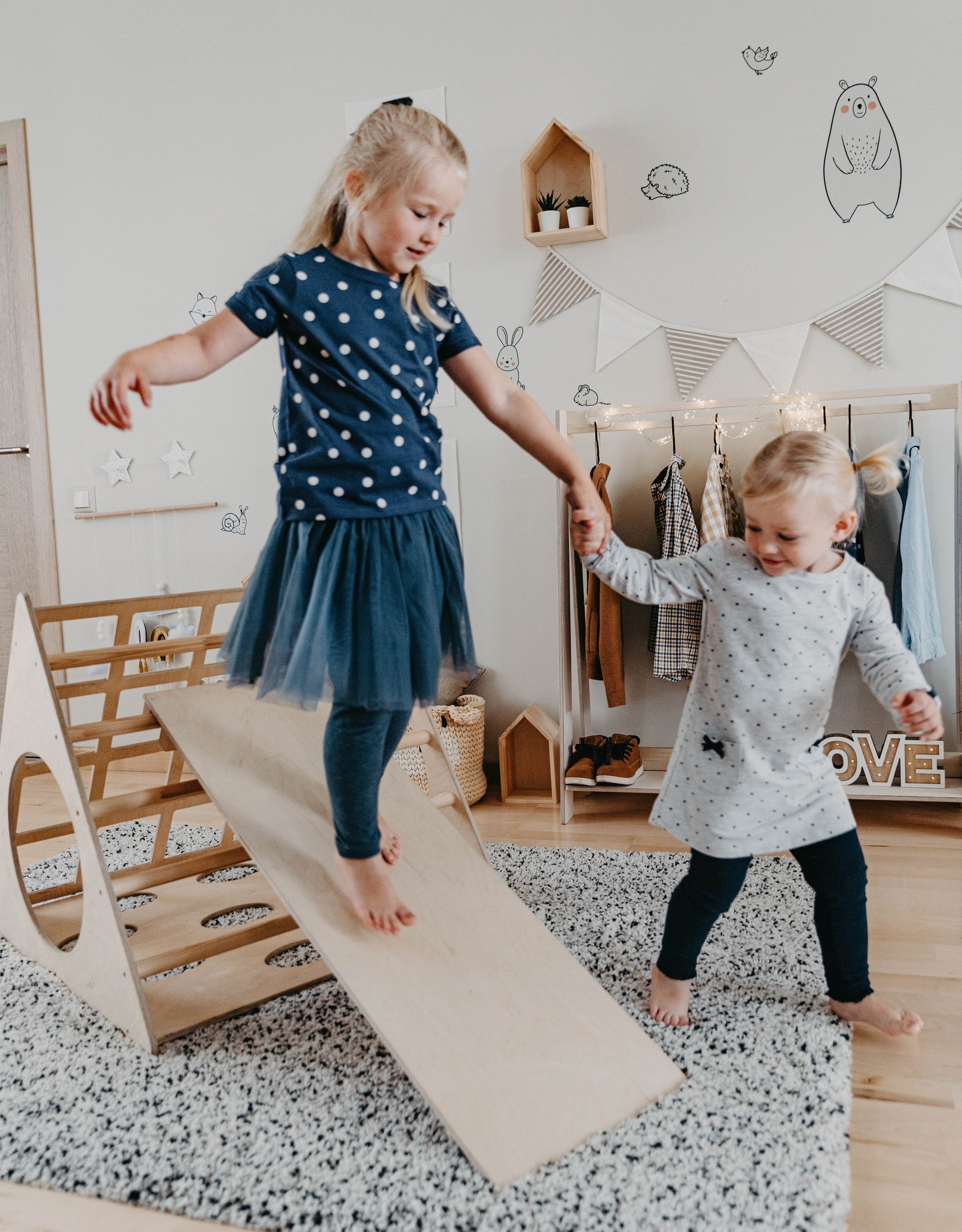Montessori 3-Angle Climber With Ramp