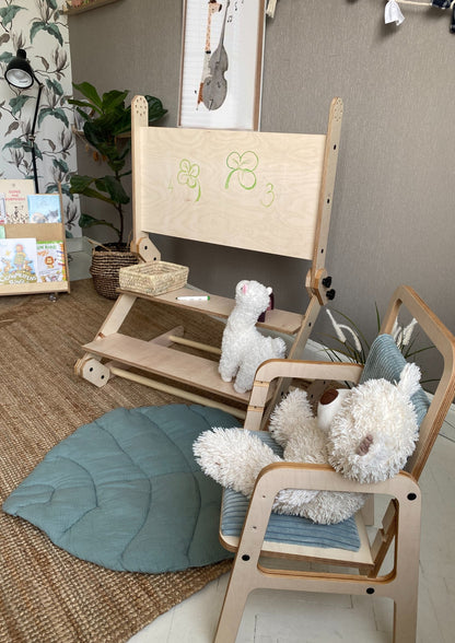Montessori prolézací sada / stůl / výkresová tabule NABU
