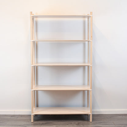 Montessori-Inspired Wooden Shelving Unit Medium, 5 Shelves
