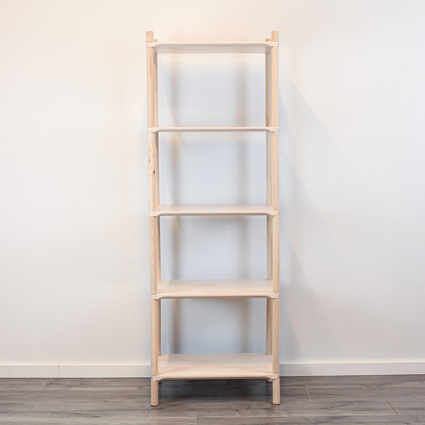 Montessori-Inspired Wooden Shelving Unit Small, 5 Shelves