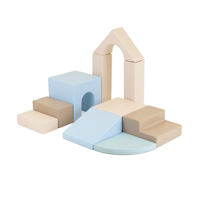 IGLU Soft Play® Pěnové hřiště Baby Gym (10 dílů) – Zemitý pastel