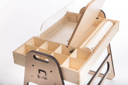 Multisenzorický Montessori stůl Julle