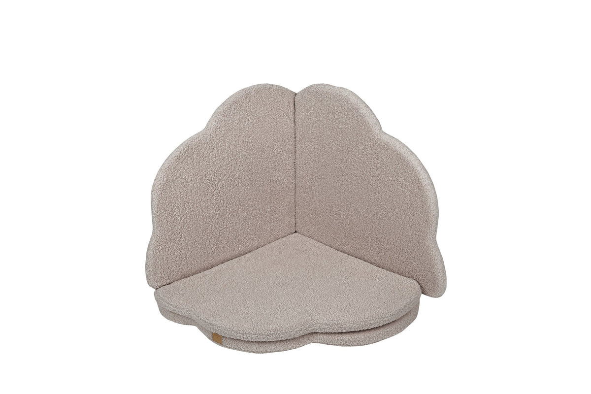 Play Mat for Kids - Cloud Shaped Bearly Light Grey