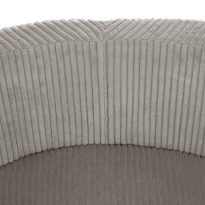 Suchý bazének s míčky Plush Nest, béžový manšestr 90 × 30 cm, perleťové, světle růžové a zlaté míčky – fotografie 6