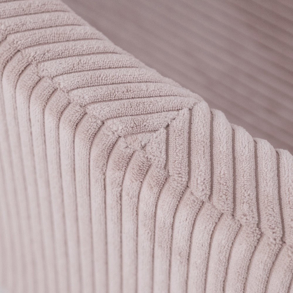 Suchý bazének s míčky Plush Nest, světle růžový manšestr 90 × 30 cm, perleťové, světle růžové a zlaté míčky – fotografie 9