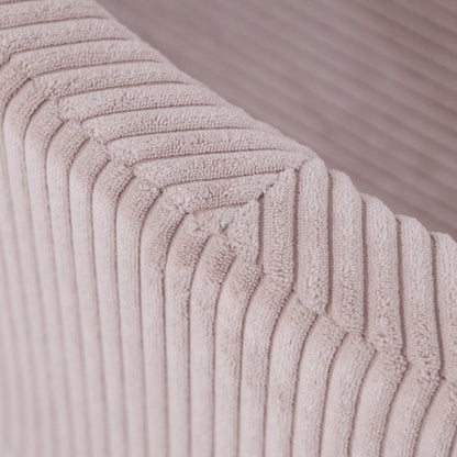 Suchý bazének s míčky Plush Nest, světle růžový manšestr 90 × 30 cm, perleťové, světle růžové a zlaté míčky – fotografie 9