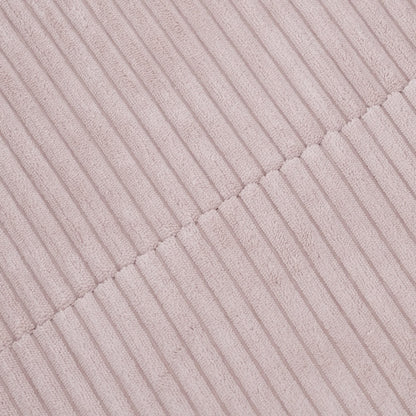Suchý bazének s míčky Plush Nest, světle růžový manšestr 90 × 30 cm, perleťové, světle růžové a zlaté míčky – fotografie 8