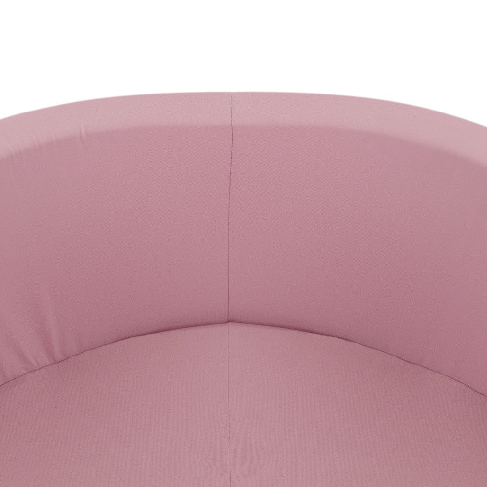 Suchý bazének Plush Nest, růžová bavlna 90 × 30 cm, perleťově světle růžové, stříbrné a perleťové míčky – fotografie 8