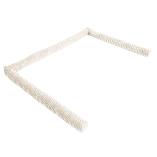 Protective Roll Bumper for Baby Crib – Powder Pink
