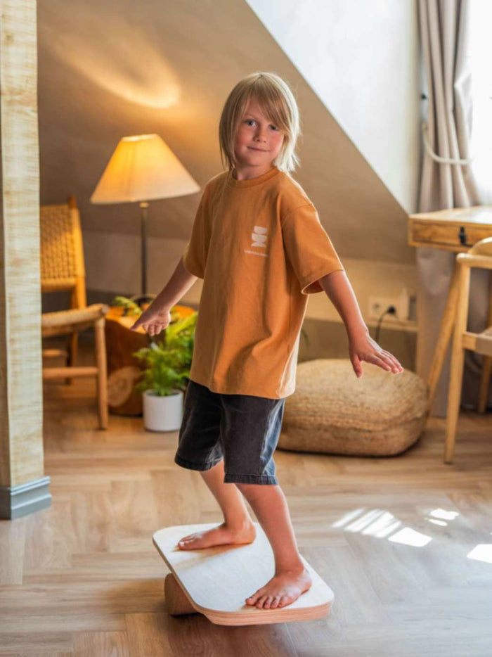Obdélníková balanční deska s válcem leg&go – Bez loga