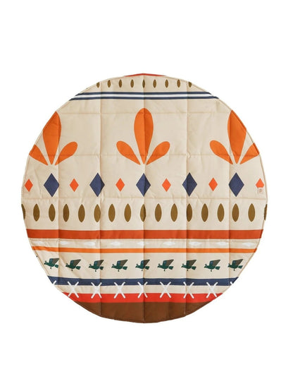 Kulatá podložka do teepee Native Vibe moi mili, průměr 120 cm, oboustranná, bavlna