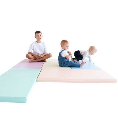 Safety and Comfort 5 Mat Set – Sada 5ti podložek – Pastelová