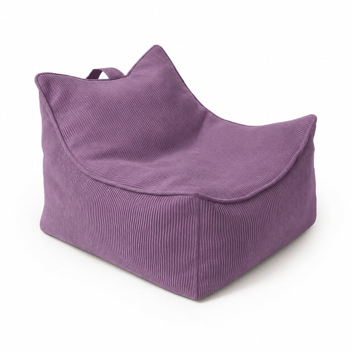 MeowBaby® Sedací vak Sako Bag Slimcord – Levandulová