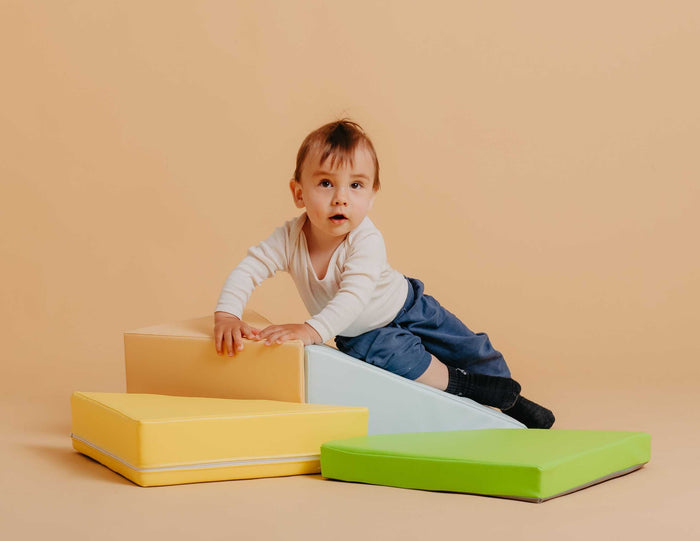 Pěnové bloky pro děti leg&go Lumo, 4 díly – Zelené
