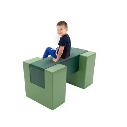 Soft Play Activity Set Balance Bridge - Balanční Most – Zelený