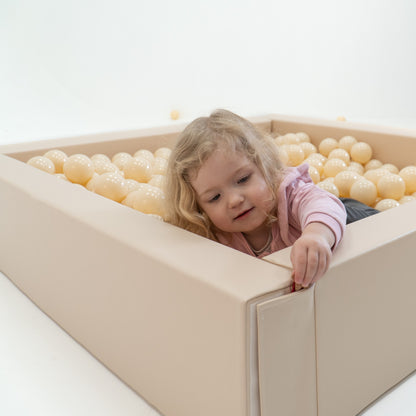 Soft Play Kuličky pro Suchý Bazén 500 ks – Béžové