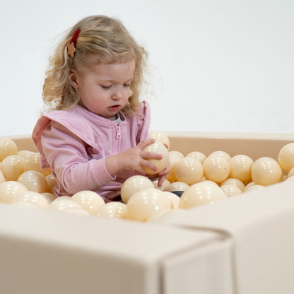 Soft Play Kuličky pro Suchý Bazén 500 ks – Béžové