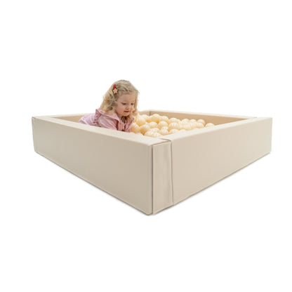Soft Play Kuličkový Bazén – Béžový