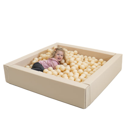 Soft Play Kuličkový Bazén – Béžový