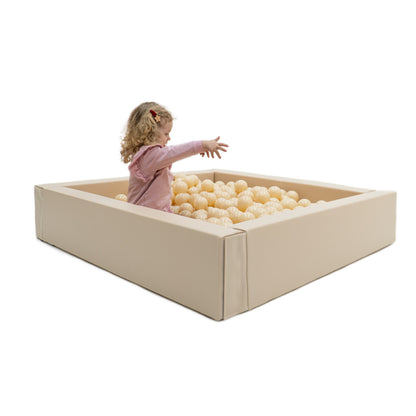 Soft Play Kuličkový Bazén – Béžový